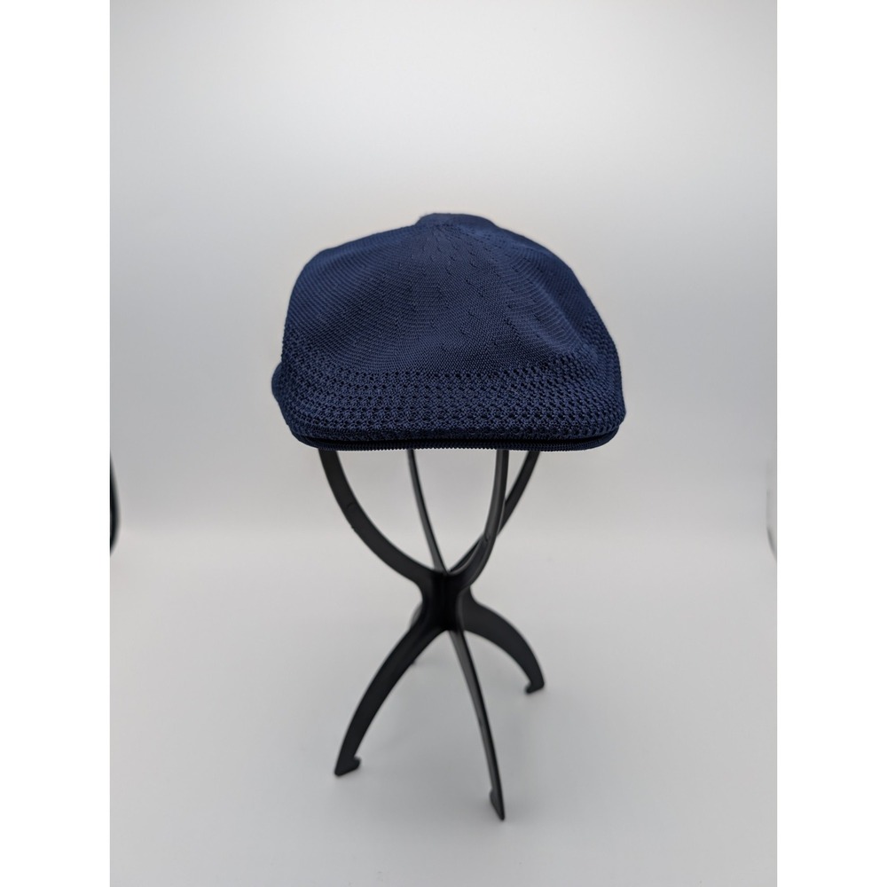 Kangol Tropic 507 Cap Hat Blue Mens Large L Breathable Beach Newsboy Cabbie